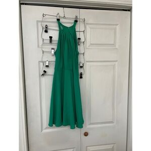 Elegant Green Sleeveless Dress